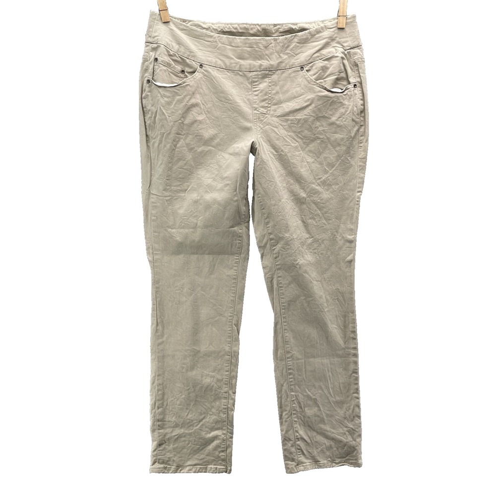 Jag Jeans Pants Women's 18W Khaki Professional Office Academia Travel Minimalist